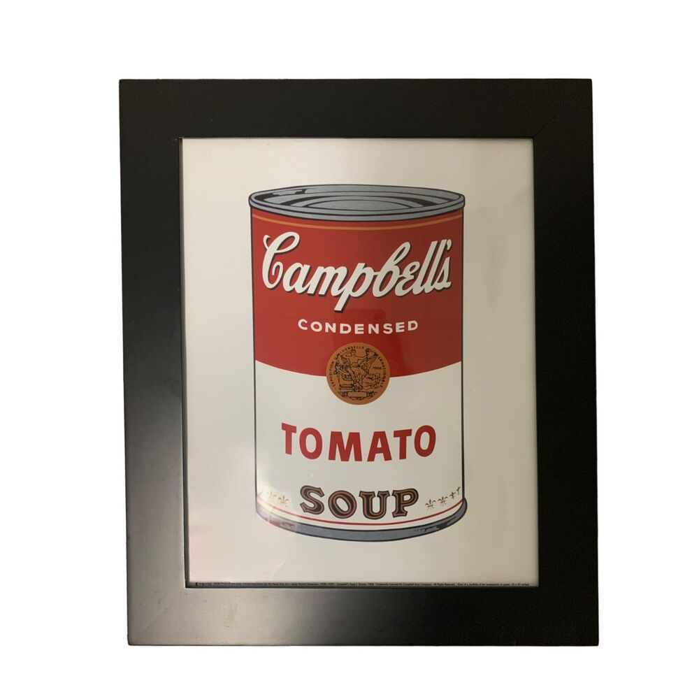 MoMA Andy Warhol Campbell’s Soup Print 14x17 Pop Art Museum Poster | No Frame